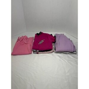 6 Piece Girls Bundle Tops Old Navy It's Our Time Pink Purple Sparkly M 10/12